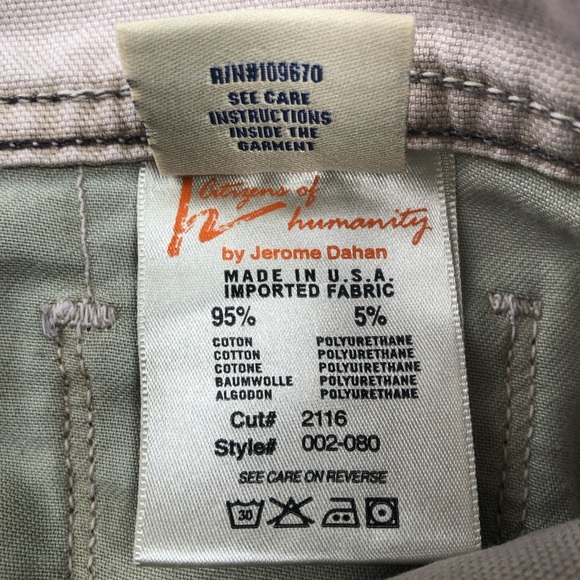 Y2K Tie Dye Super Low Rise Flare Leg Ingrid #002 Citizens of Humanity Jeans - Picture 12 of 15